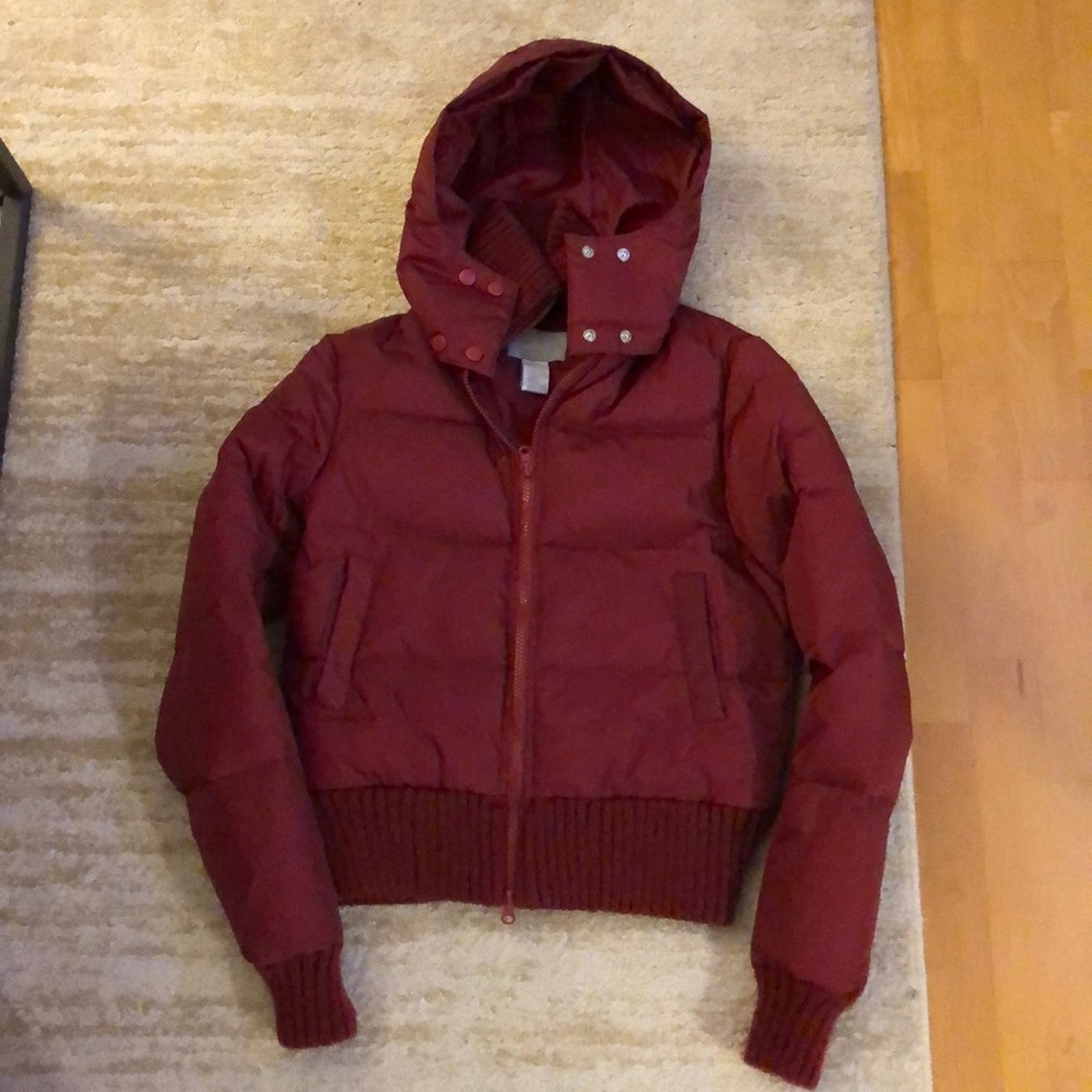 Delia*s Red Puffer Down Jacket